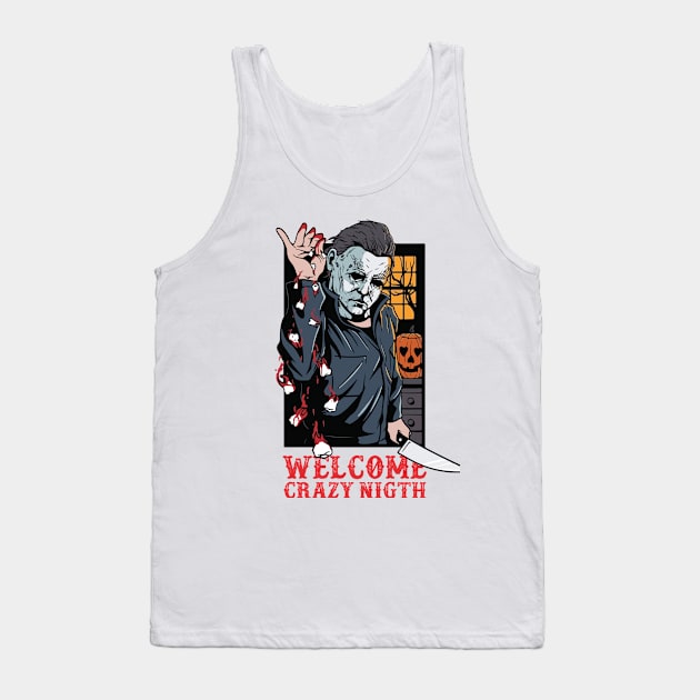 Friends Halloween Horror Team Scary Movies Costume Tank Top by chuhe86